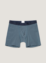 Men's Stetch Cotton Boxer Briefs in Dark Petrol
