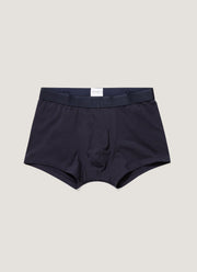Men's Stetch Cotton Trunks in Navy