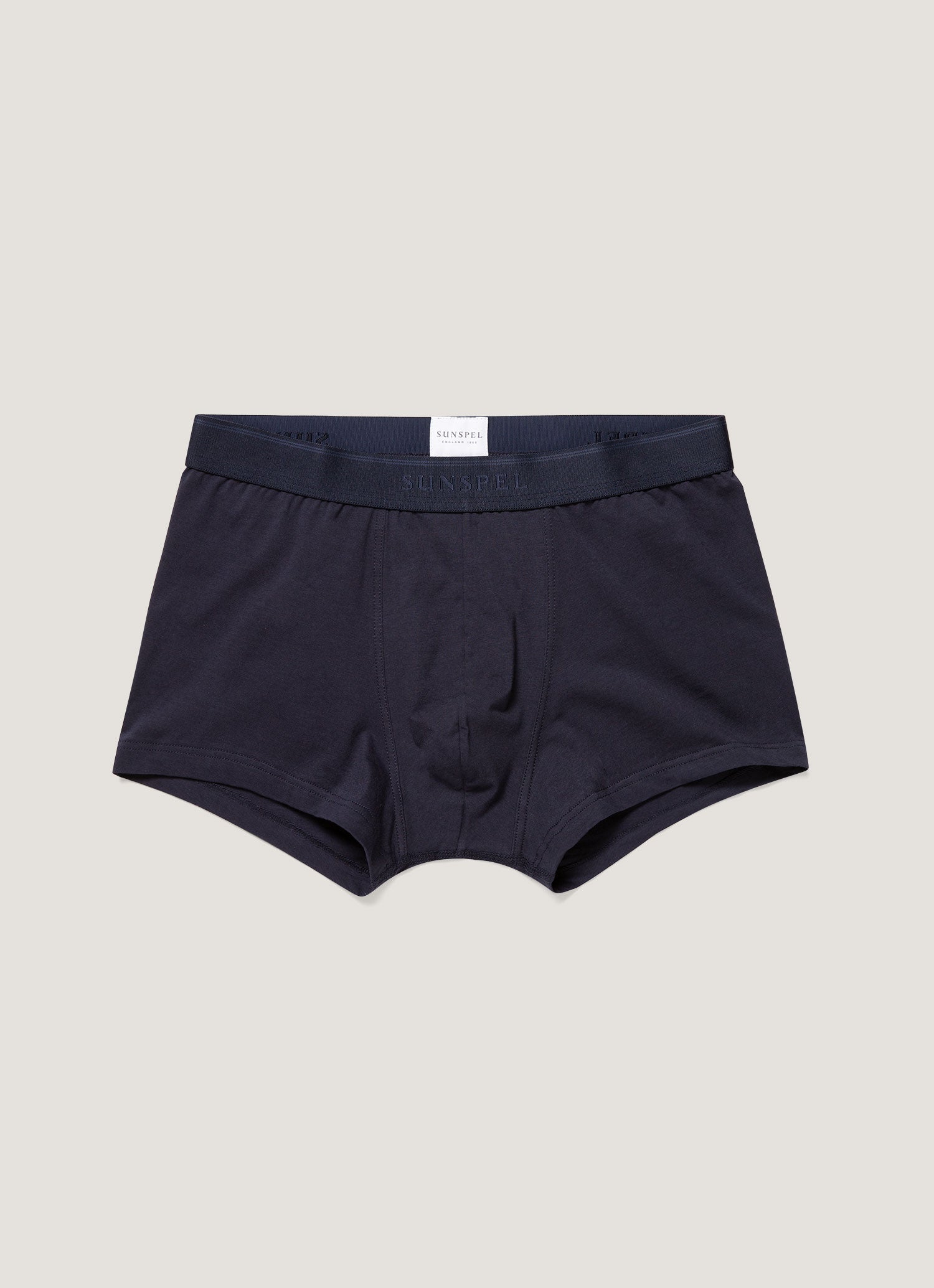 Men's Stetch Cotton Trunks in Navy