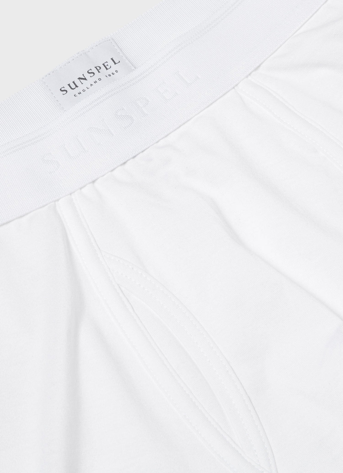 Men's Superfine Cotton Trunks in White
