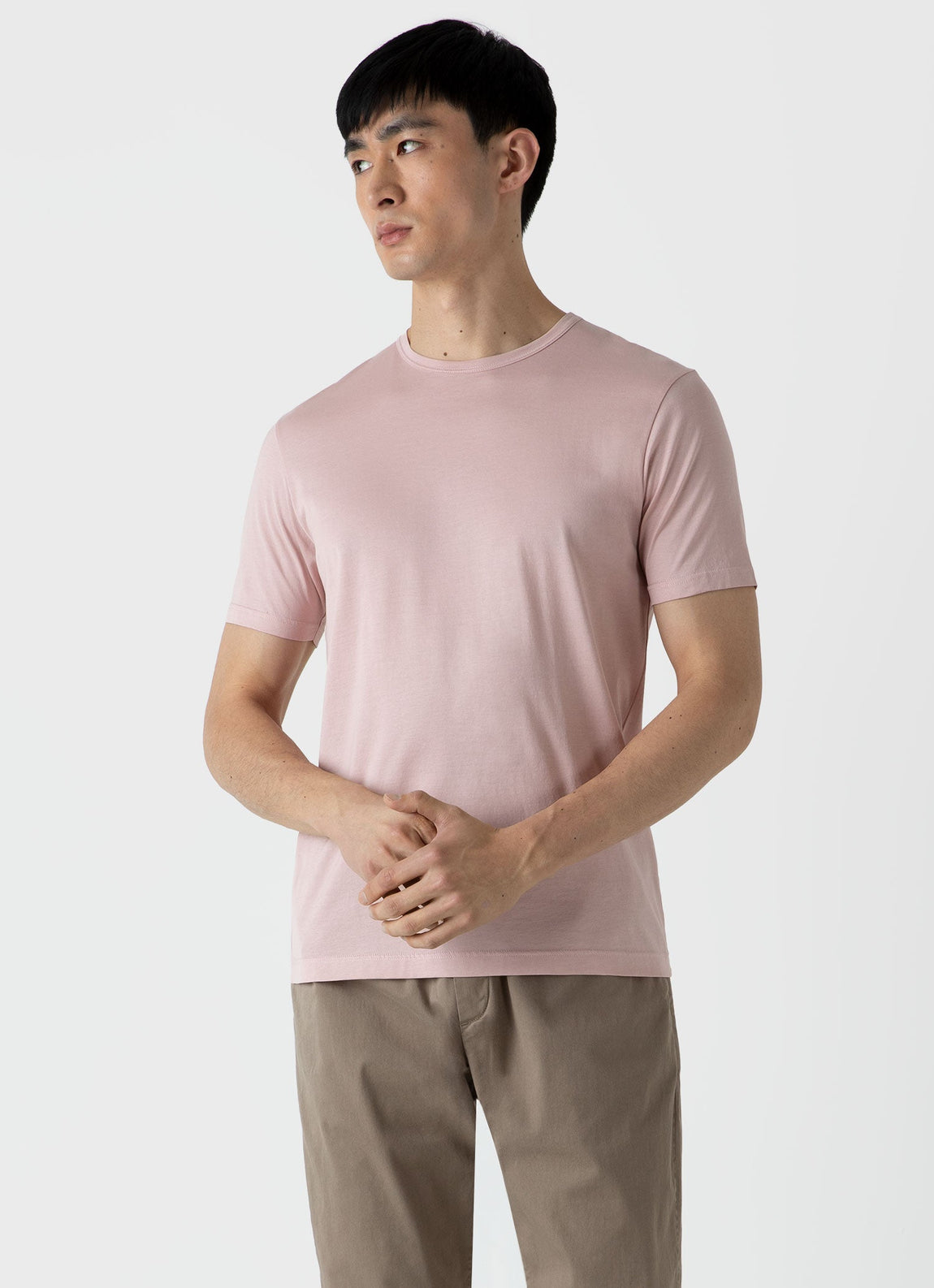 Men's Classic T-shirt in Shell Pink