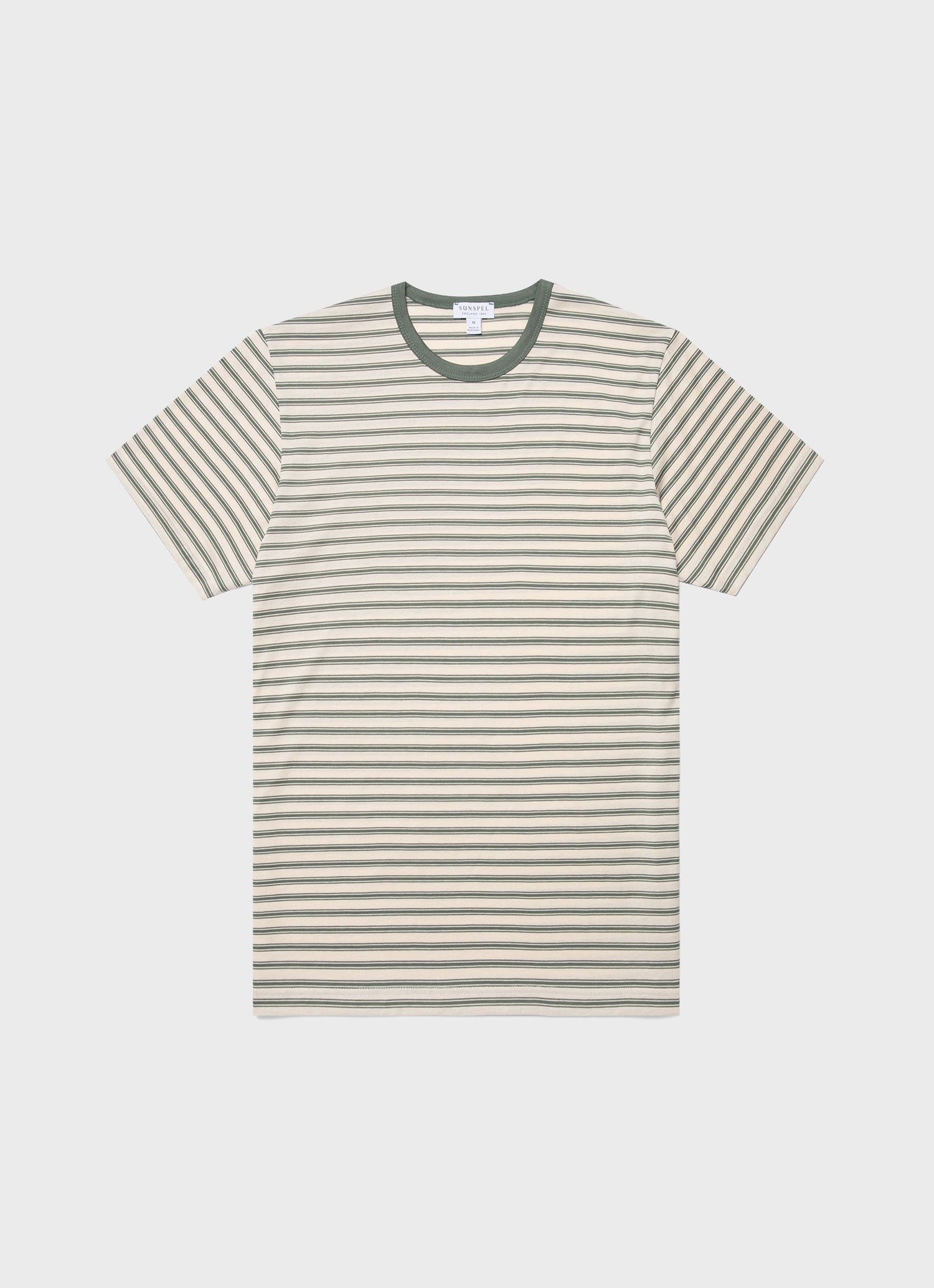 Men's Classic T-shirt in Dusk Green/Undyed