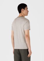 Men's Classic T-shirt in Dusk Green/Undyed