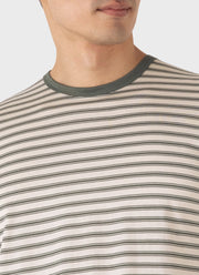 Men's Classic T-shirt in Dusk Green/Undyed