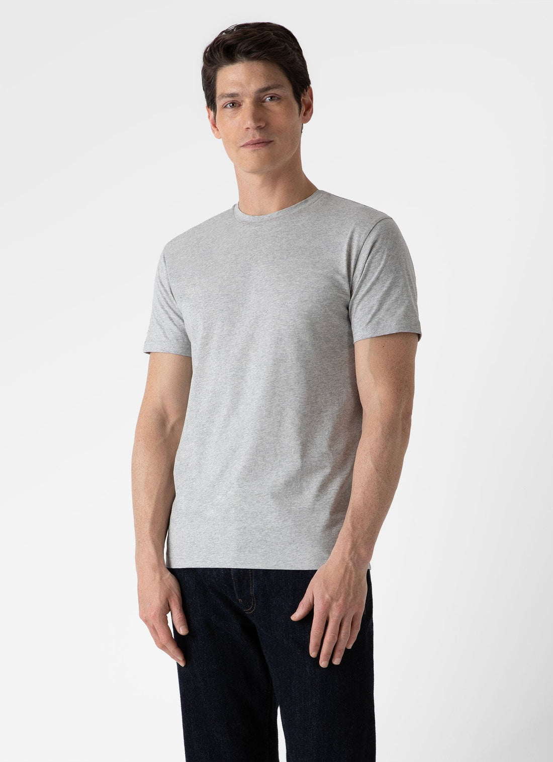 Men's Riviera T-shirt in Grey Melange