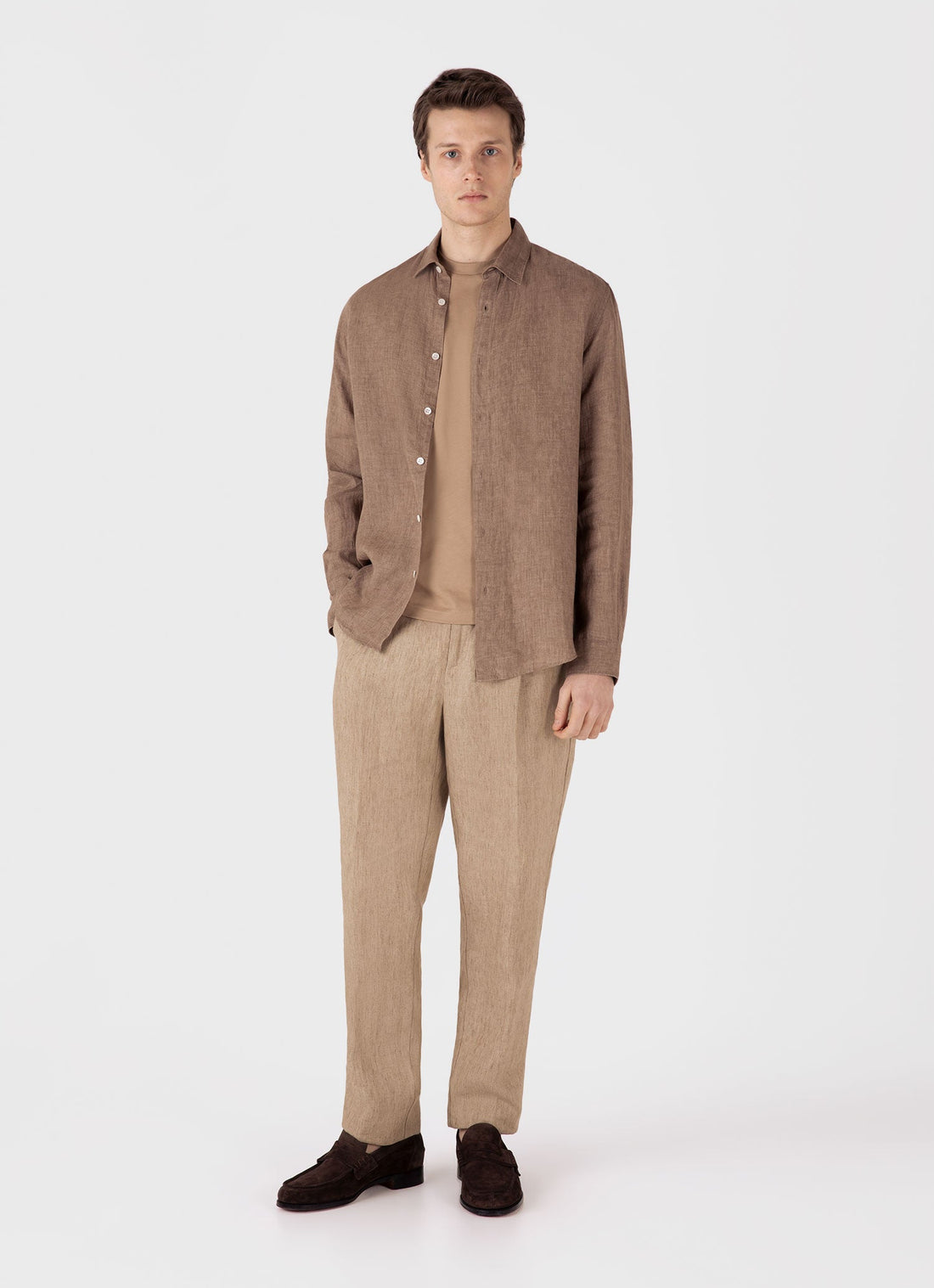 Men's Riviera Midweight T-shirt in Dune