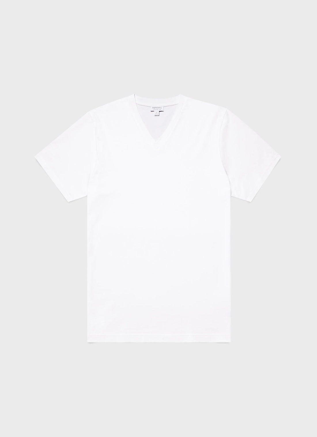 Men's Riviera V Neck T-shirt in White