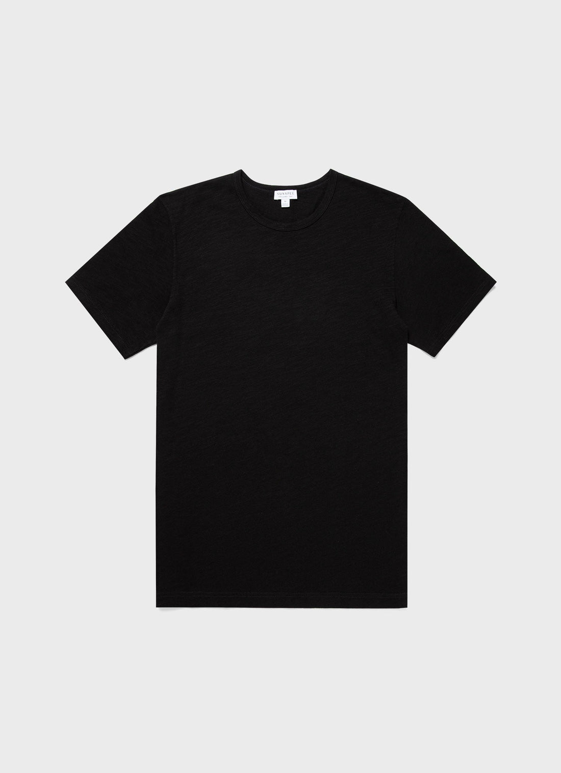 Men's Cotton Linen T-shirt in Black