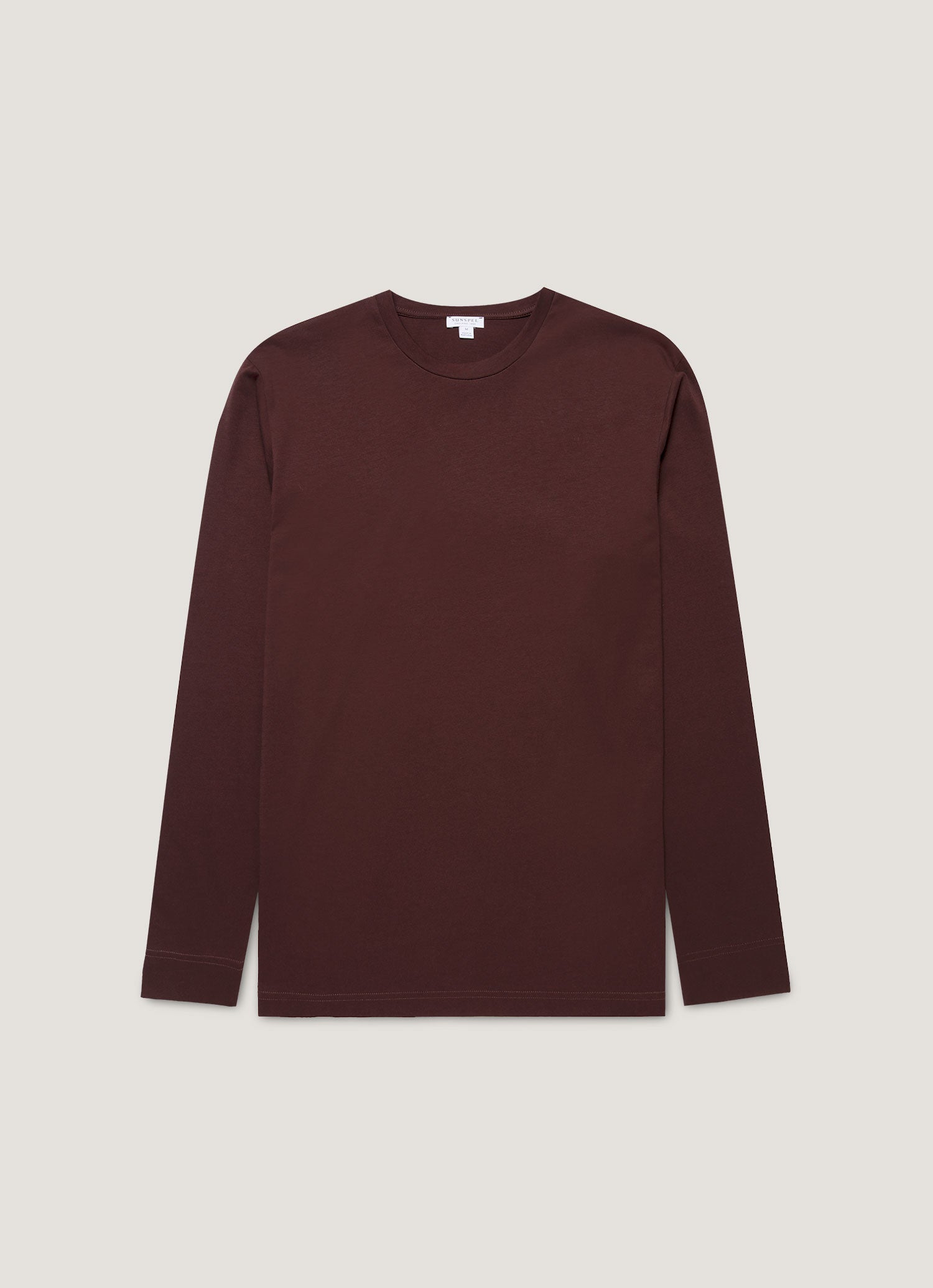 Men's Long Sleeve Riviera Midweight T-shirt in Bakelite