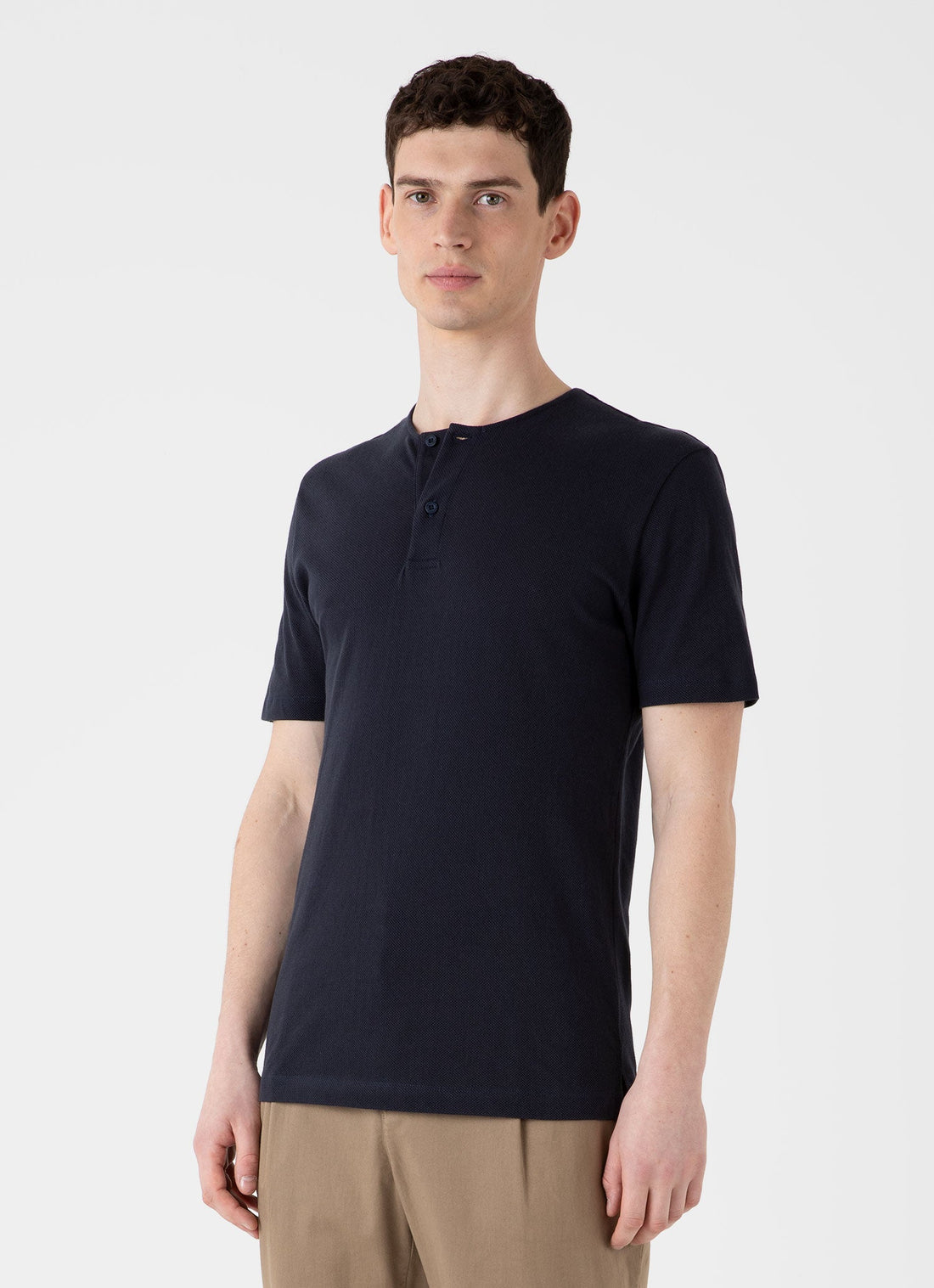 Men's Riviera Henley in Navy