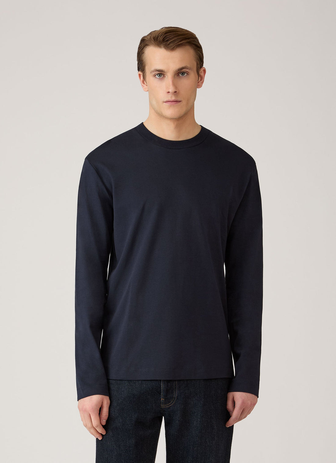 T-shirt épais à coupe décontractée à manches longues