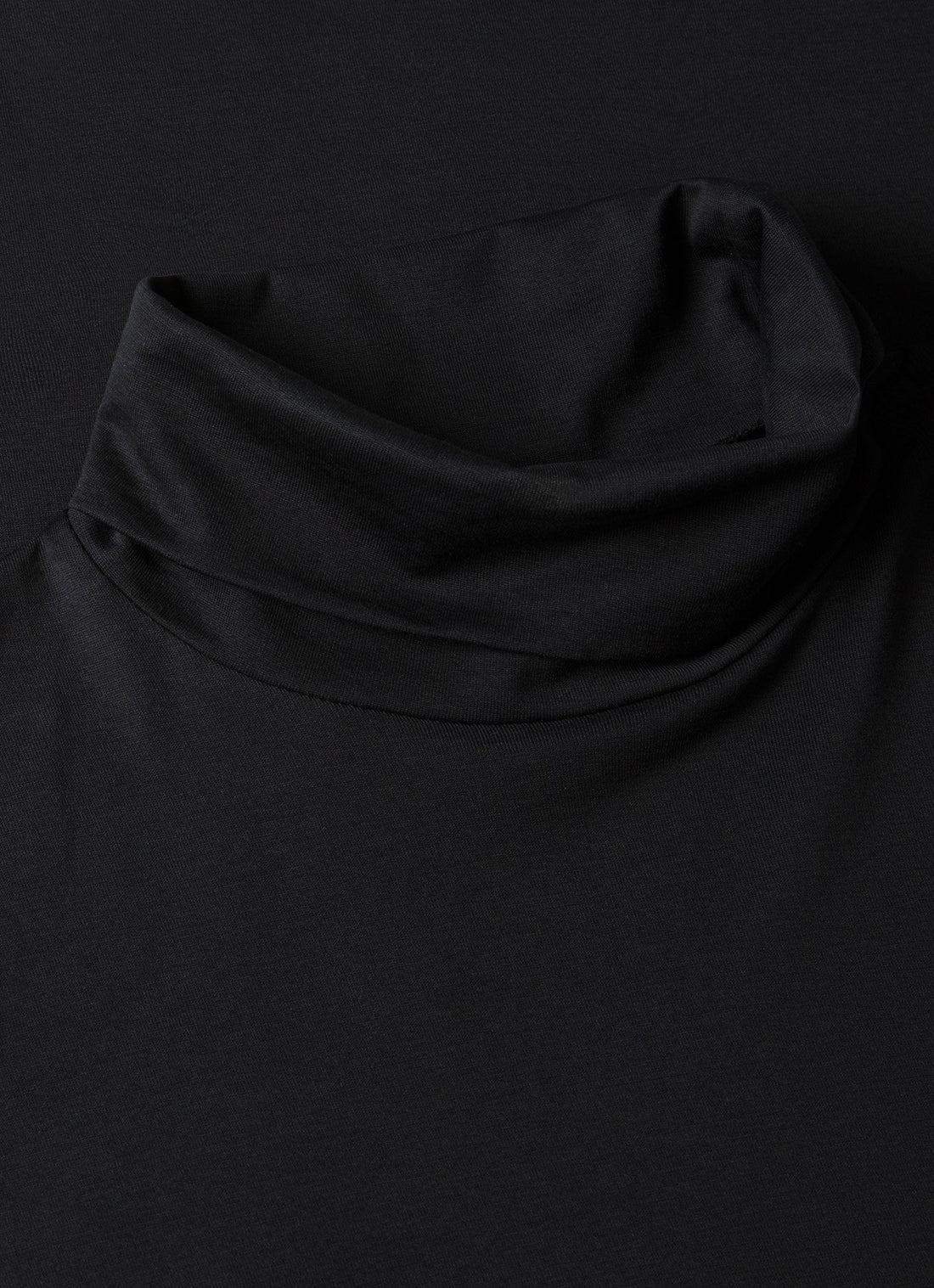 Men's Long Sleeve Roll Neck in Black