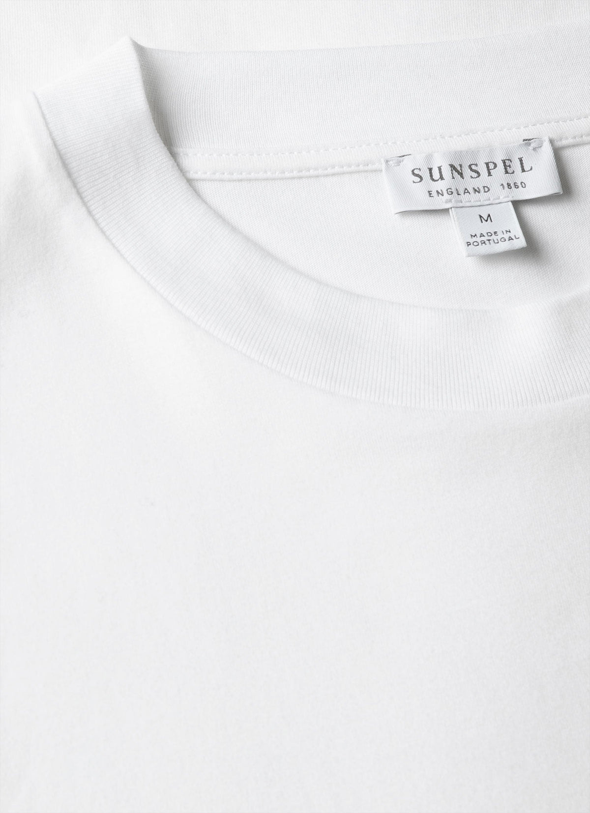 Men's Brushed Cotton T-shirt in White