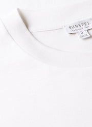 Men's Silk Cotton Cashmere T-shirt in White