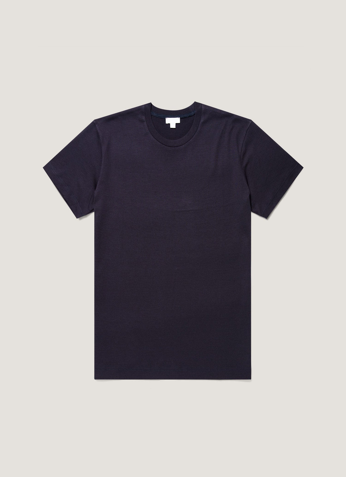Men's Silk Cotton T-shirt in Navy