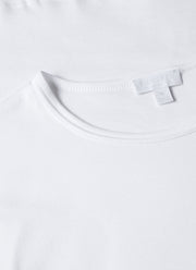 Men's Sea Island Cotton Underwear T-shirt in White