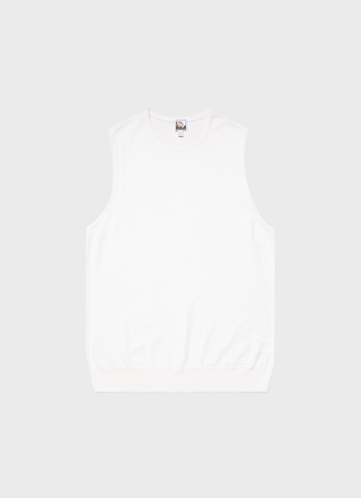 Men's Paul Weller Merino Tank Top in Cotton