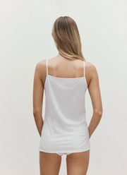 Women's Cotton Cami in White