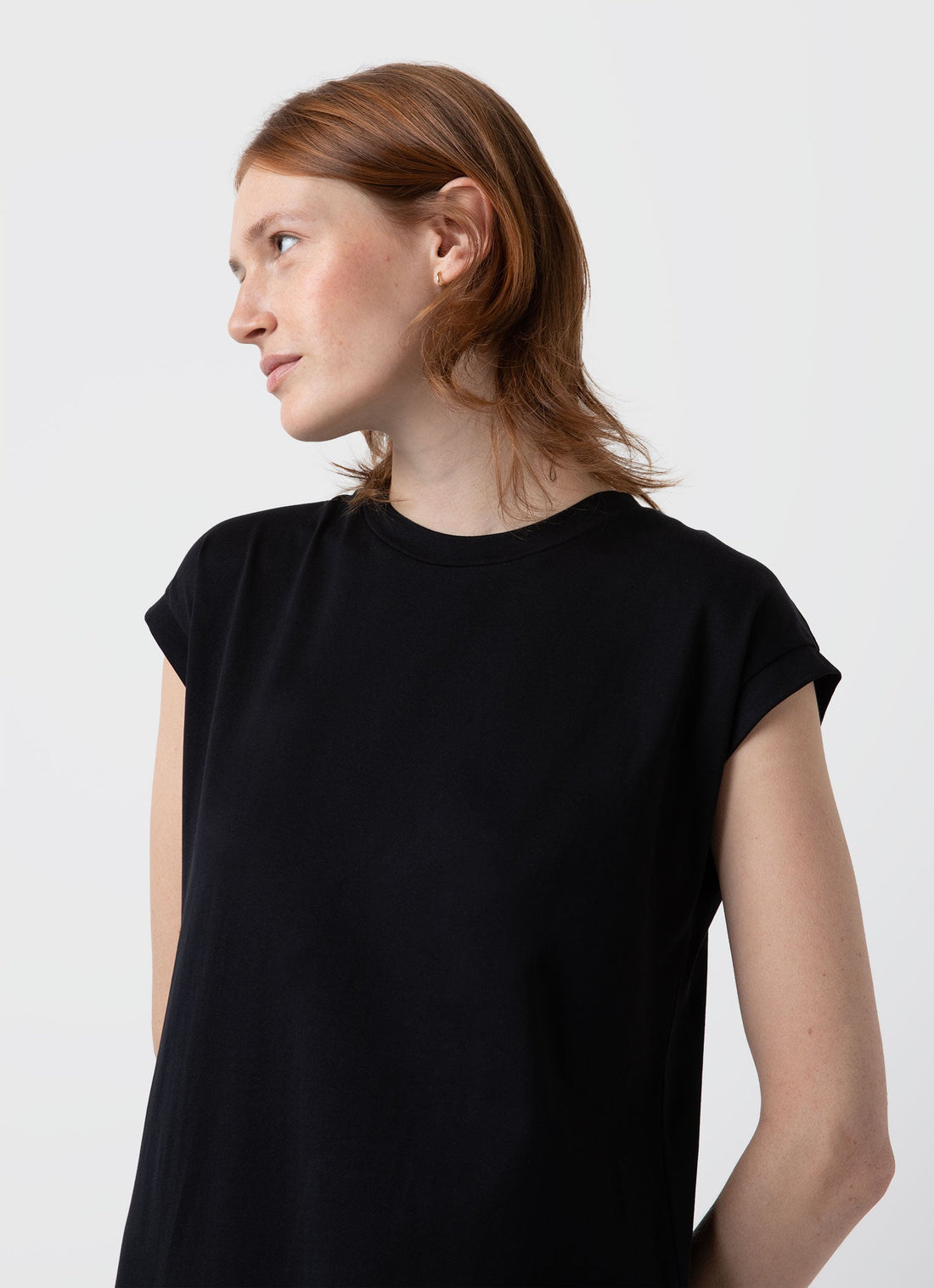 Women's T-shirt Dress in Black
