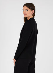 Women's Milano Knit Blazer in Black