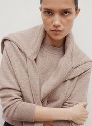 Women's Cashmere Jumper in Mink