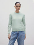 Women's Cashmere Jumper in Light Green