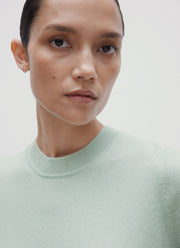 Women's Cashmere Jumper in Light Green
