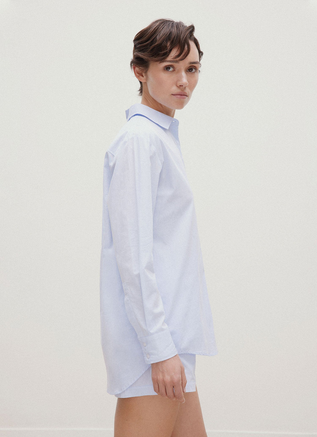 Chemise en popeline à la coupe ample