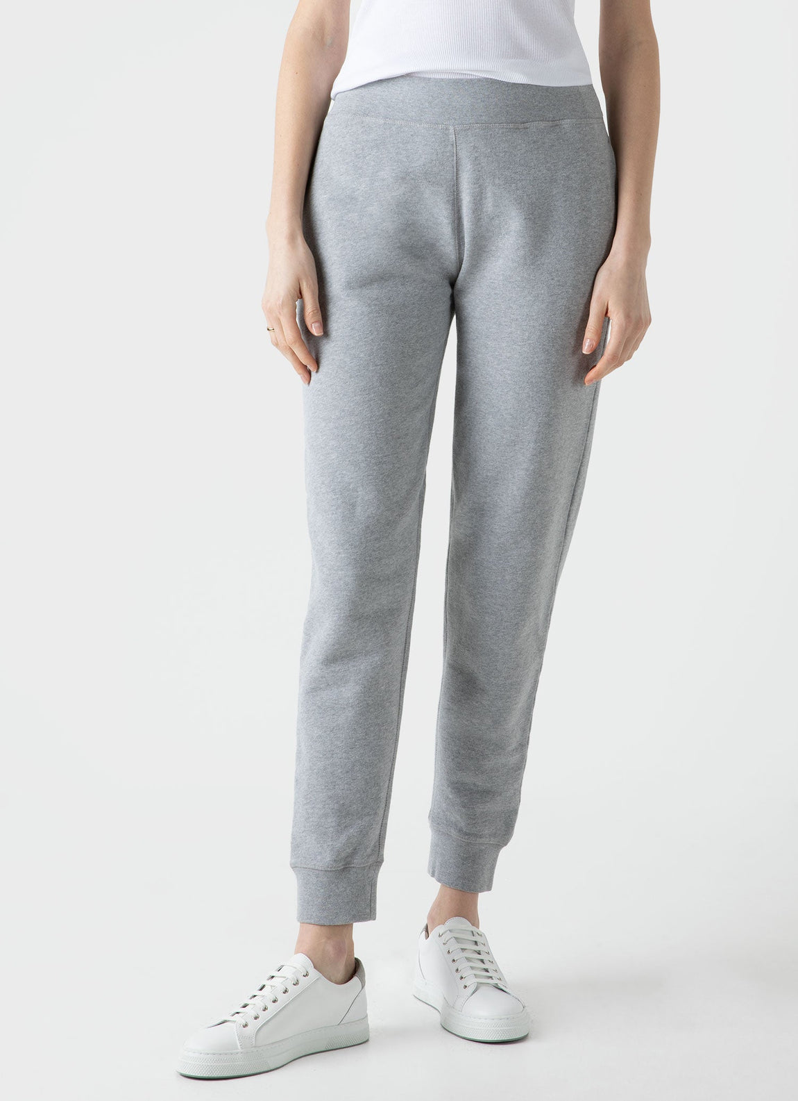 Women's Relaxed Sweatpants in Grey Melange