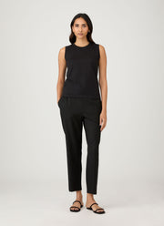 Women's Boy Fit Tank in Black