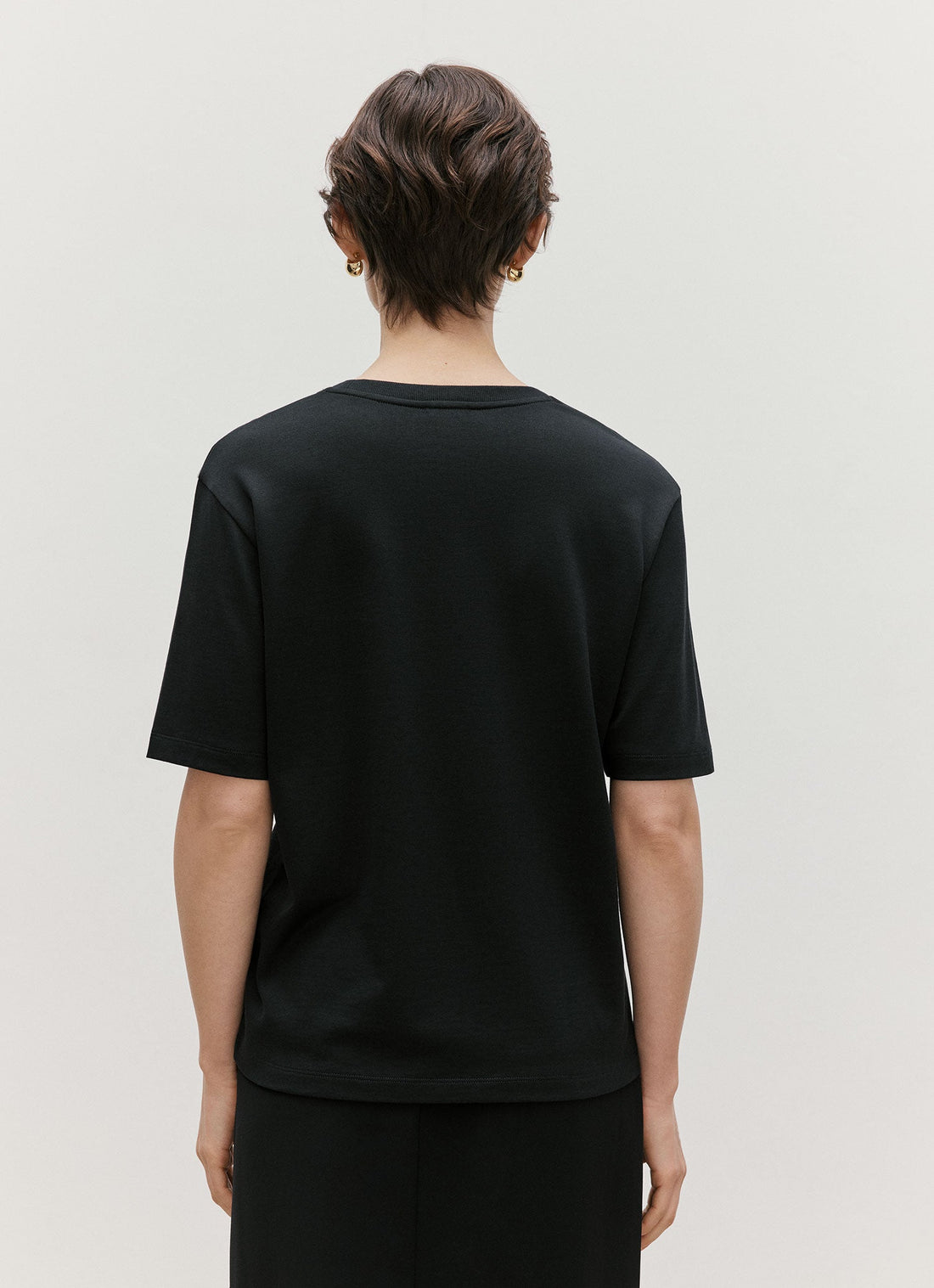 T-shirt en coton et soie