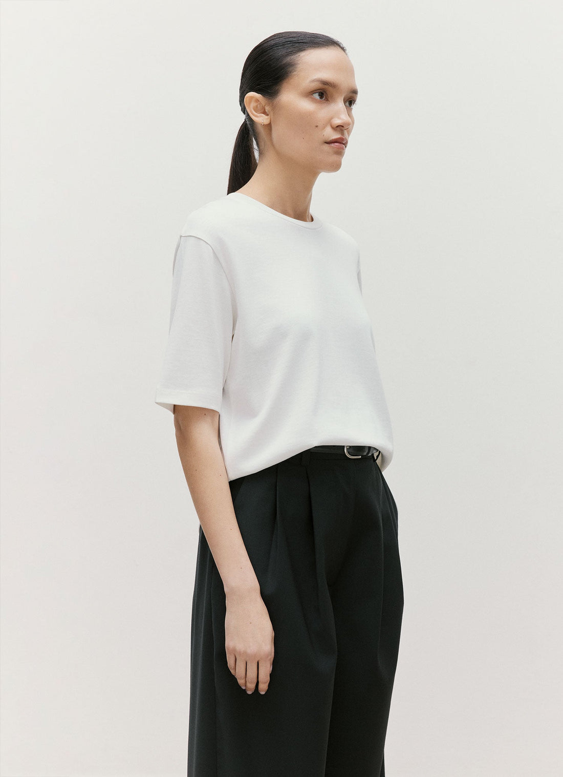T-shirt en coton et soie