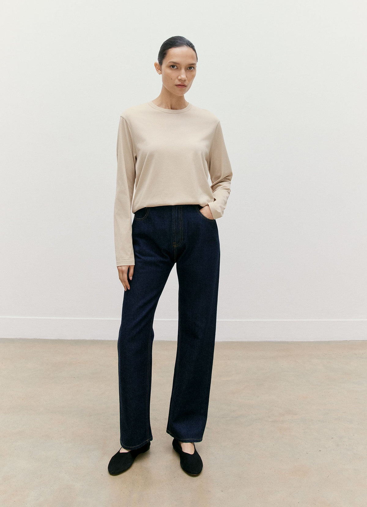 Women's Long Sleeve Everyday T-shirt in Hazelwood