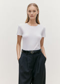 Women's Sea Island Cotton T-shirt in White