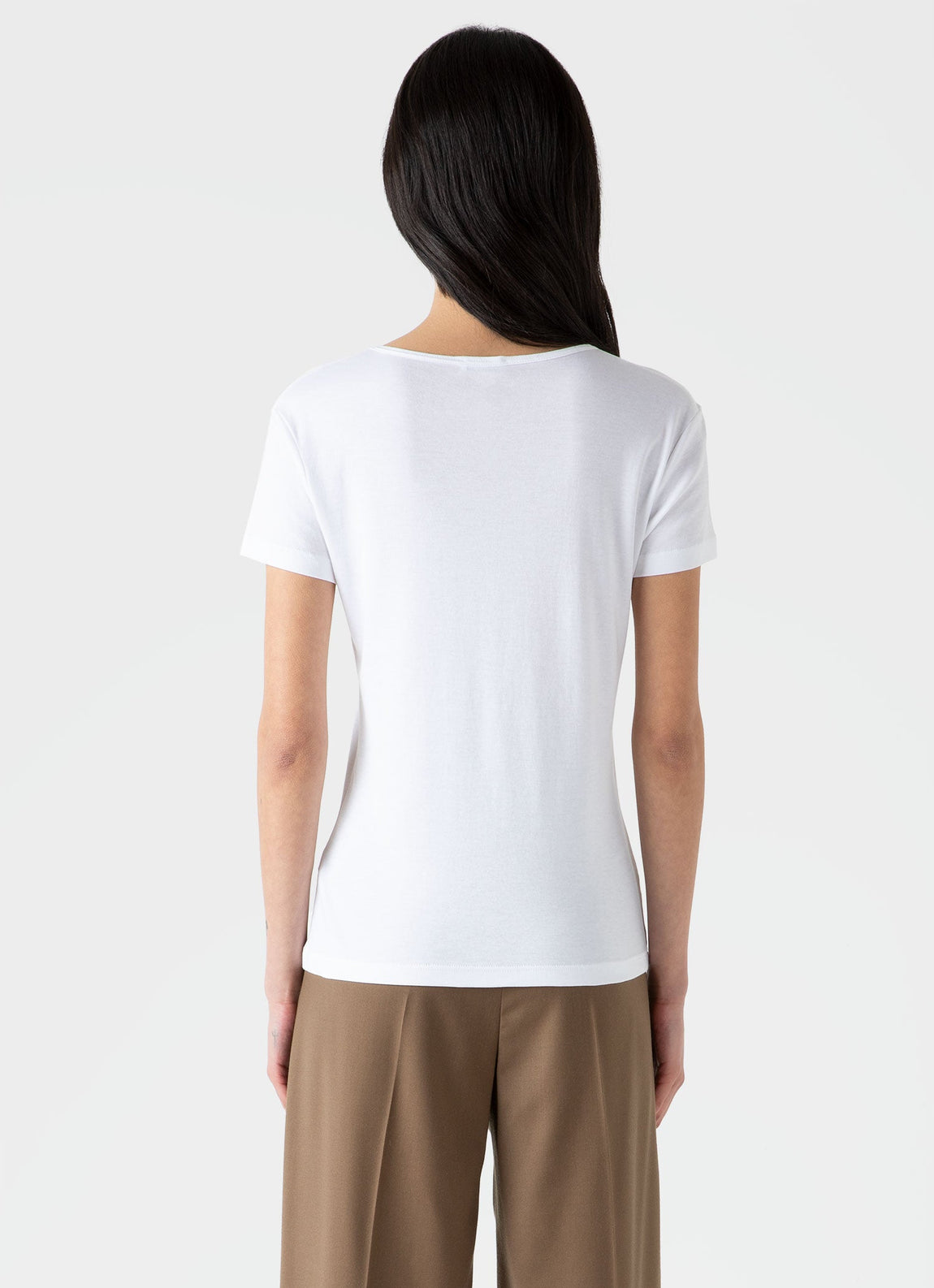 Women's Sea Island Cotton T-shirt in White