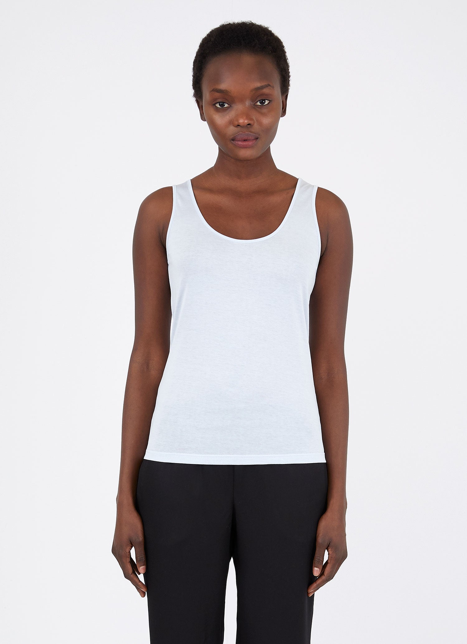 Women's Classic Vest in Powder Blue