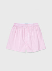 Men's Classic Boxer Shorts in Pink Gingham