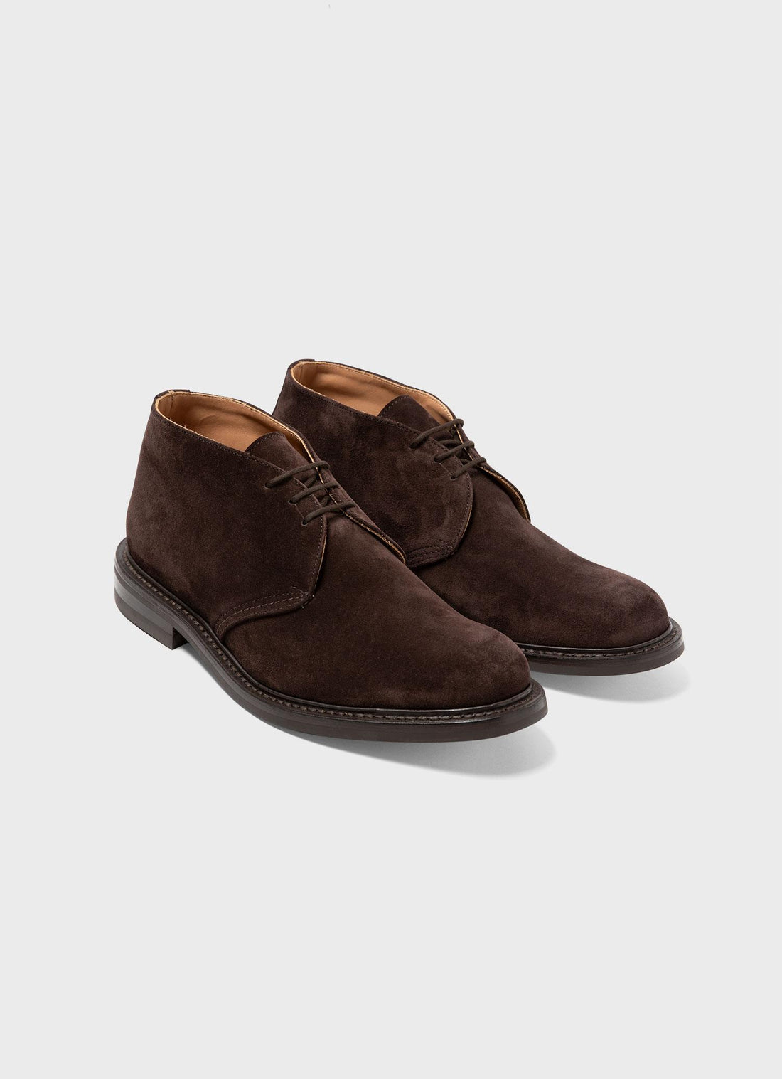 Men's Suede Ankle Boot in Brown in Brown