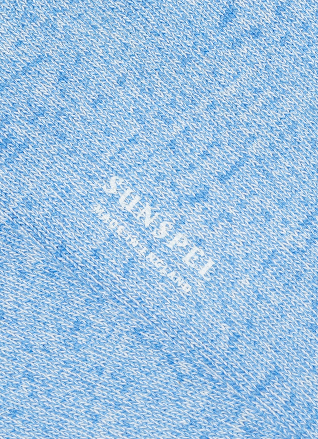 Men's Cotton Socks in Cool Blue Twist