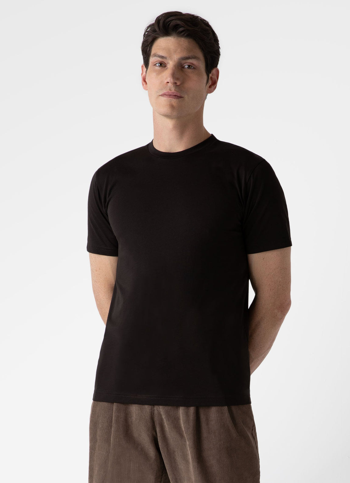 Men's Riviera Midweight T-shirt in Coffee