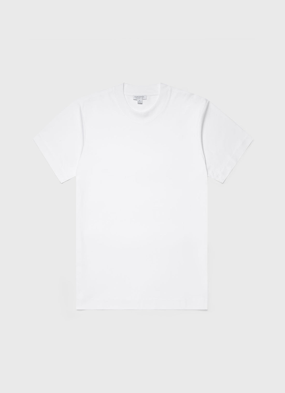 Men's Brushed Cotton T-shirt in White
